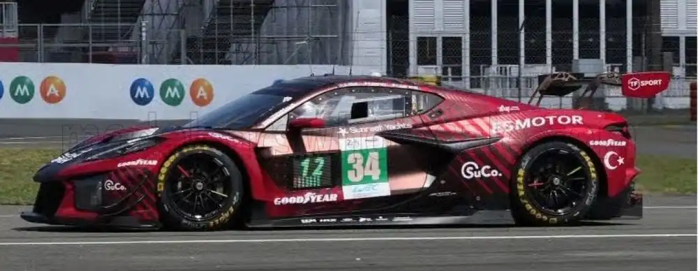 CHEVROLET - CORVETTE Z06 LMGT3.R 5.5L V8 TEAM TF SPORT N 34 24H LE MANS 2026 PETER DEMPSEY - SALIH YOLUC - CHARLIE EASTWOOD Veilige Betaling