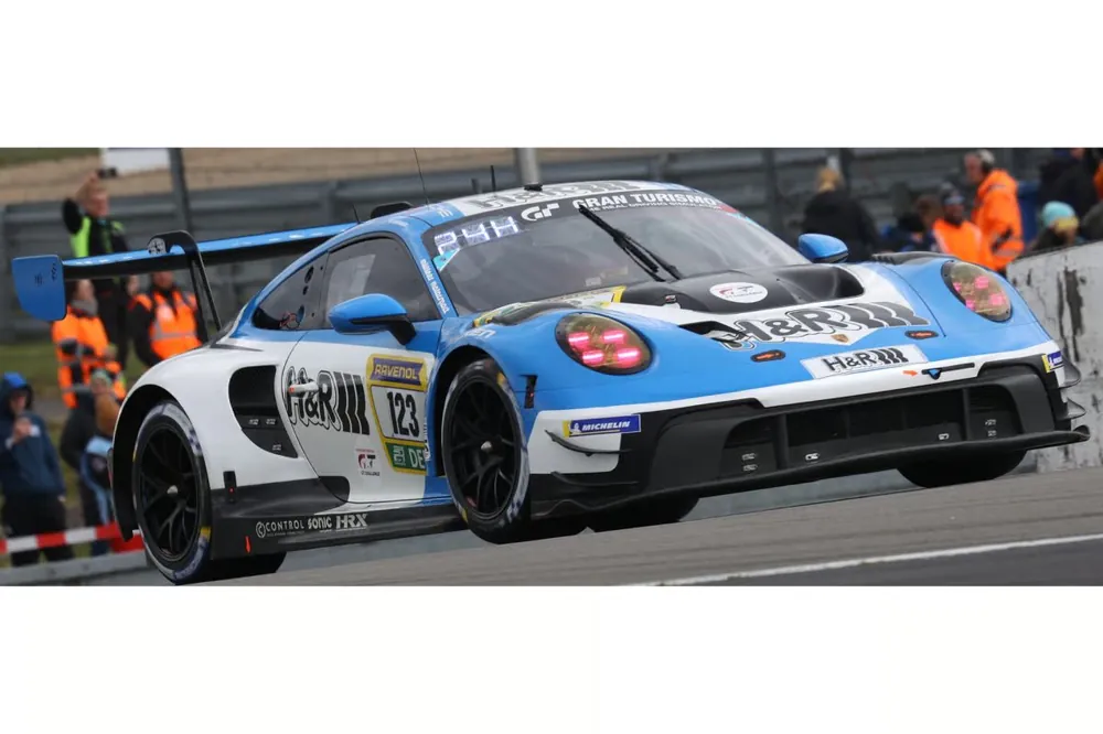 Beperkt Aanbod PORSCHE 911 GT3 R (992) EVO26 NO.123 MüHLNER MOTORSPORT POWERED BY H&R 24H NüRBURGRING 2026 M. RUMP - B. BüNNAGEL - A. BRUNDLE LIMITED 300