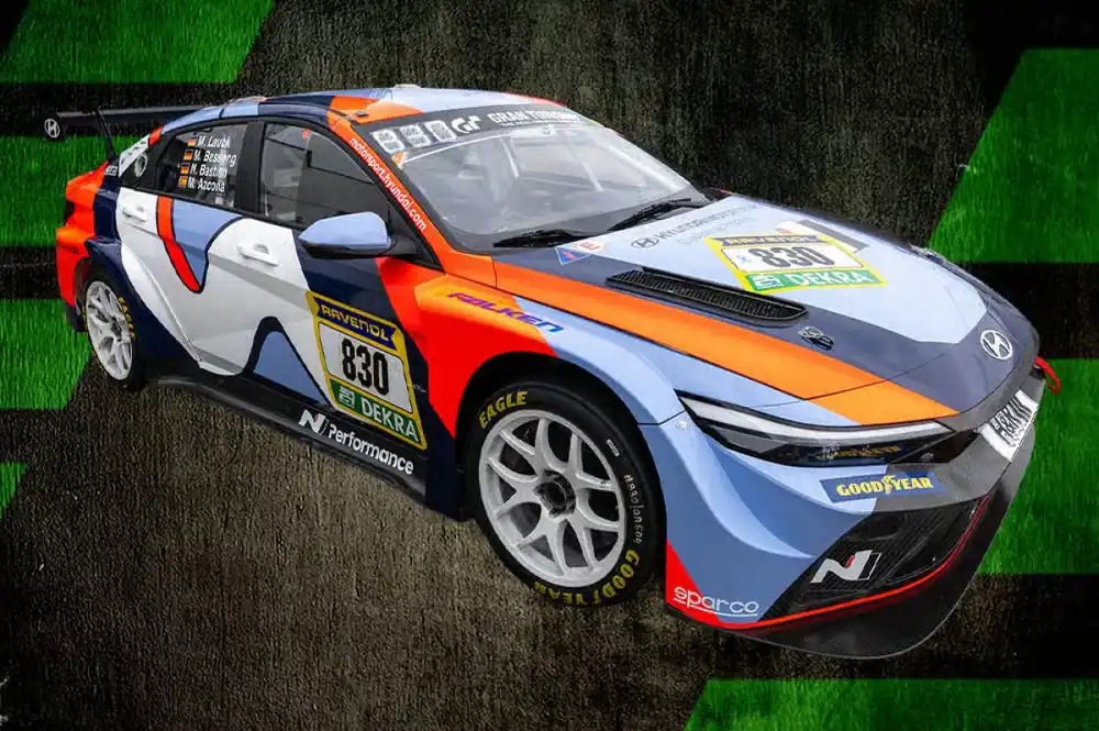 Finale Uitverkoop HYUNDAI MOTOR COMPANY ELANTRA N TCR NO.830 HYUNDAI MOTORSPORT N 24H NüRBURGRING 2026 M. BASSENG - M. LAUCK - N. BASTIAN - M. AZCONA LIMITED 300