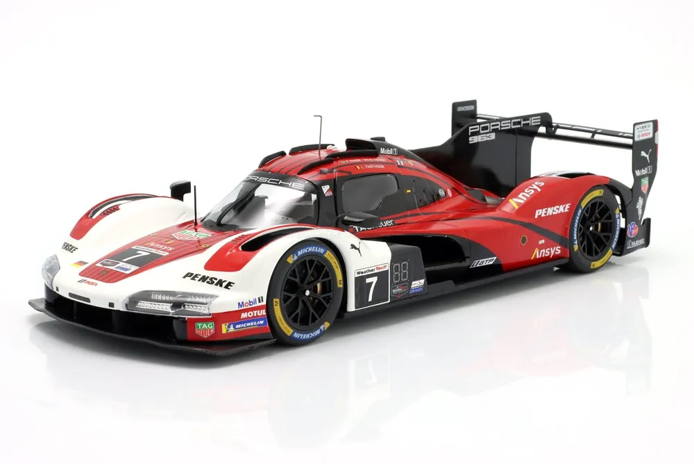 PORSCHE - 963 9RD 4.6L TURBO V8 TEAM PORSCHE PENSKE MOTORSPORT N 7 WINNER IMSA 12H SEBRING 2025 FELIPE NASR - NICK TANDY - LAURENS VANTHOOR Rechtstreeks Van De Fabrikant