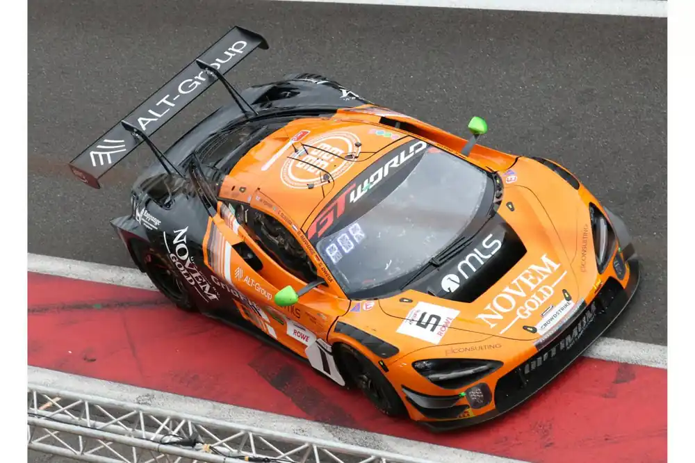MCLAREN 720S GT3 EVO NO.5 OPTIMUM MOTORSPORT 24H SPA 2026 M. PORTER - G. OLIVEIRA - D. RAPPANGE - S. OWEGA LIMITED 300 Rechtstreeks Van De Fabrikant