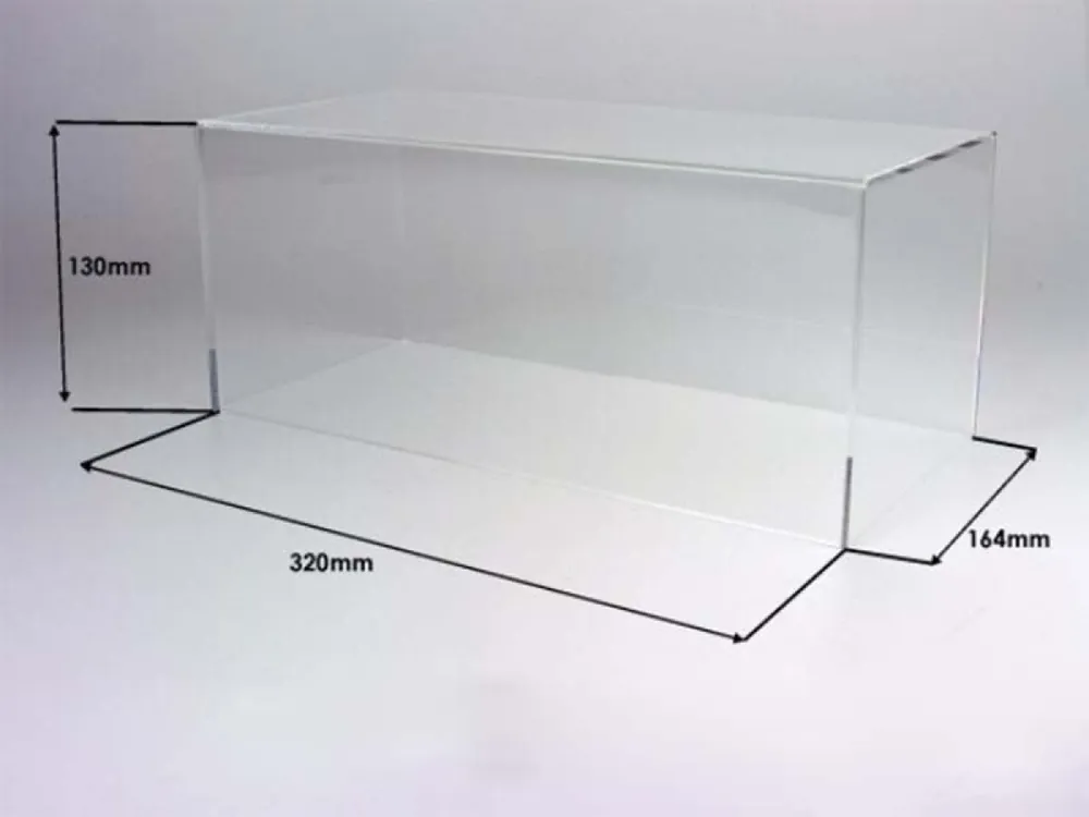 Populair BBR VITRINE 1/18 HANDGEMAAKT PLEXIGLAS ZONDER BASIS