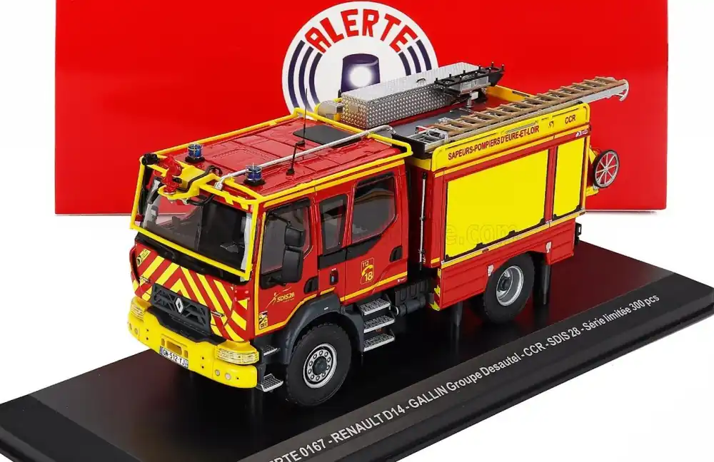 Shop Nu RENAULT - D14-TANKWAGEN MET DUBBELE CABINE, GALLIN GROUPE DESAUTEL, CCR, SDIS 28, BRANDWEER VAN EURE-ET-LOIR, 2 ASSEN, 2013