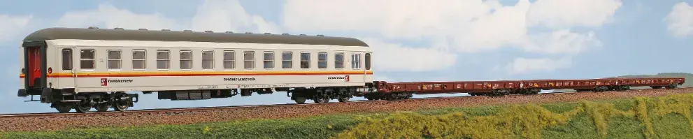Lage Kosten ACME 45160 H0 Vierdelige set Rollende Landstraße van de DB