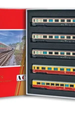 ACME 55362 H0 Vijfdelige set rijtuigen historische ‘TEE Bandiera‘ Gran Conforto van de FS Premium