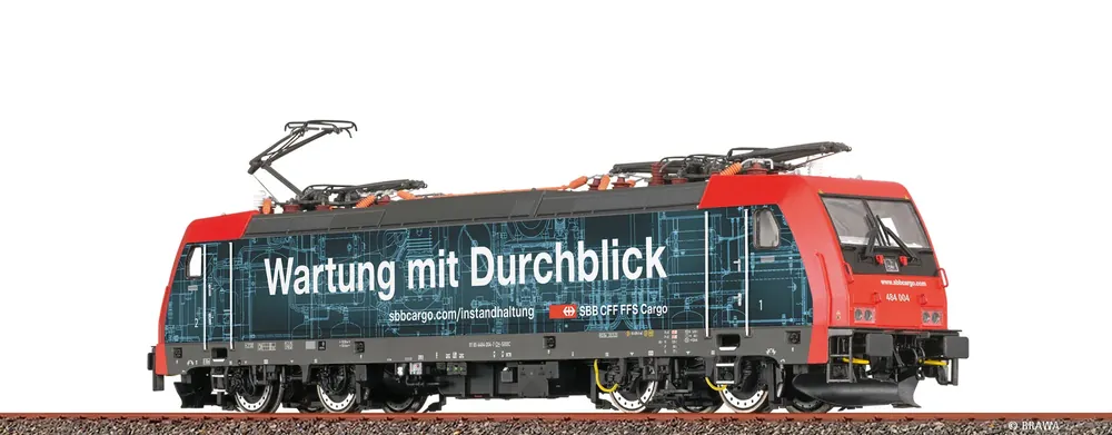 Beperkt Aanbod Brawa 43854 H0 TRAXX elektrische locomotief BR 484 SBB Cargo, DC analoog BASIC+