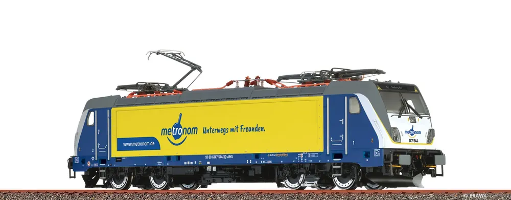 Betaalbaar Brawa 43840 H0 TRAXX elektrische locomotief BR 147 Metronom, DC digitaal EXTRA