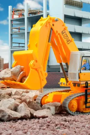 Kibri 11272 H0 LIEBHERR graafmachine 974 Merkproduct