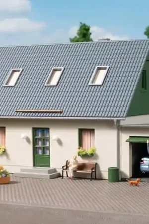 Auhagen 11454 H0 Woonhuis & garage Betaalbaar