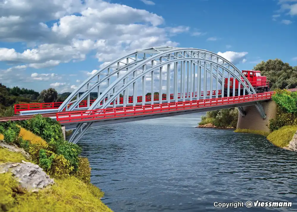 Kibri 37669 N/Z Wezerbrug, enkel/dubbel spoor Flitsaanbieding