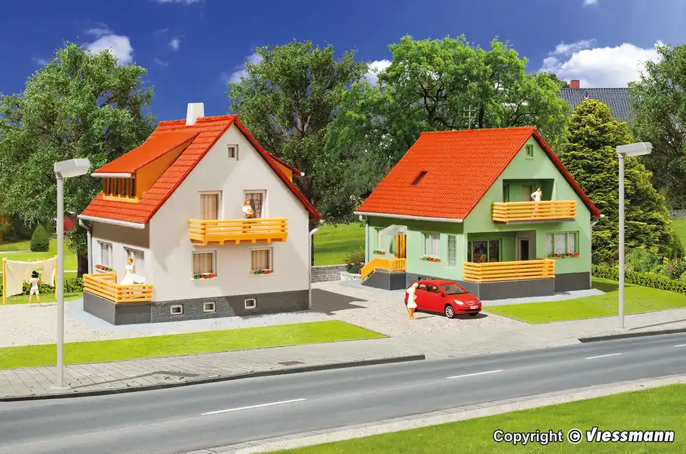 Kibri 37040 N Eengezinswoning Meisenweg, 2 stuks Beste Prijs