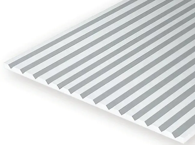 Evergreen 4100 Gegroefd - 1mm dik - plankbreedte 2.5 mm Weekendaanbieding