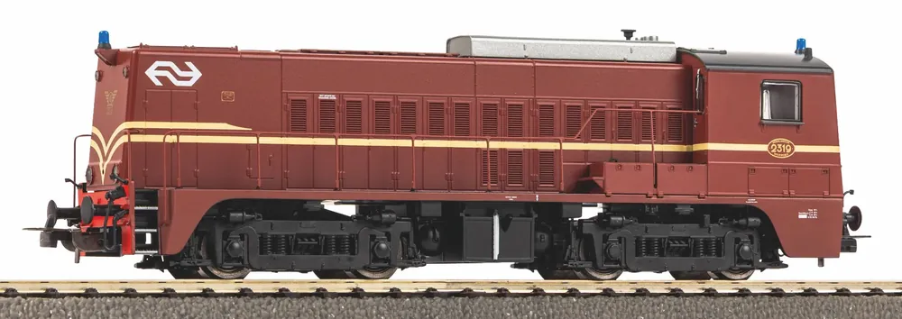 Exclusieve Aanbieding Piko 52990 H0 Diesellocomotief serie 2200 van de NS, bruin, tijdperk IV met geluid