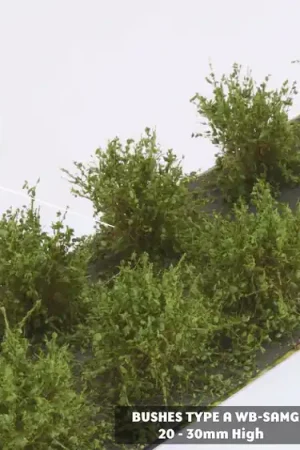 Welberg Scenery SAMG Struiken type A midden groen - 10 stuks Beperkt Aanbod