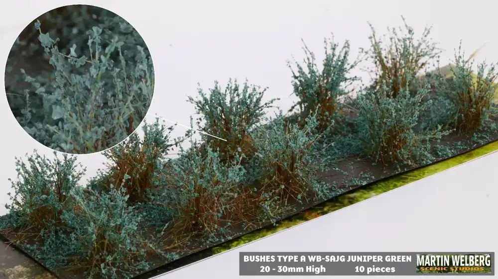 Welberg Scenery SAJG Struiken type A Juniper groen - 10 stuks Beperkte Voorraad