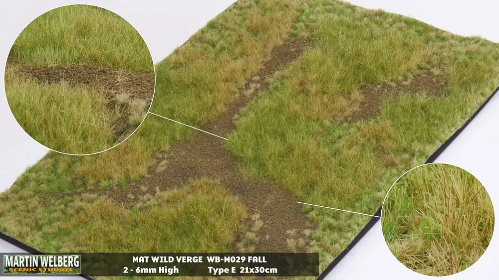 Welberg Scenery M029 Wilde berm type E Herfst - 30x21cm Lage Kosten