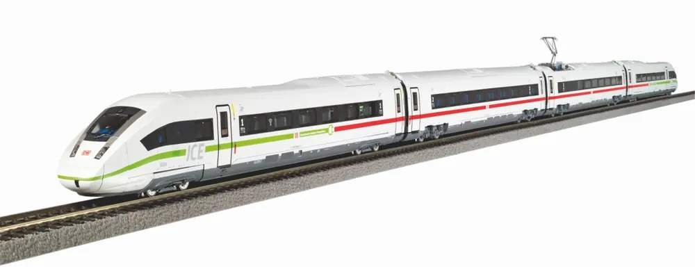 Uitverkoop Piko 51405 H0 Vierdelig elektrisch treinstel BR 412 ICE 4 DB AG VI, Klimaschützer, DC sound
