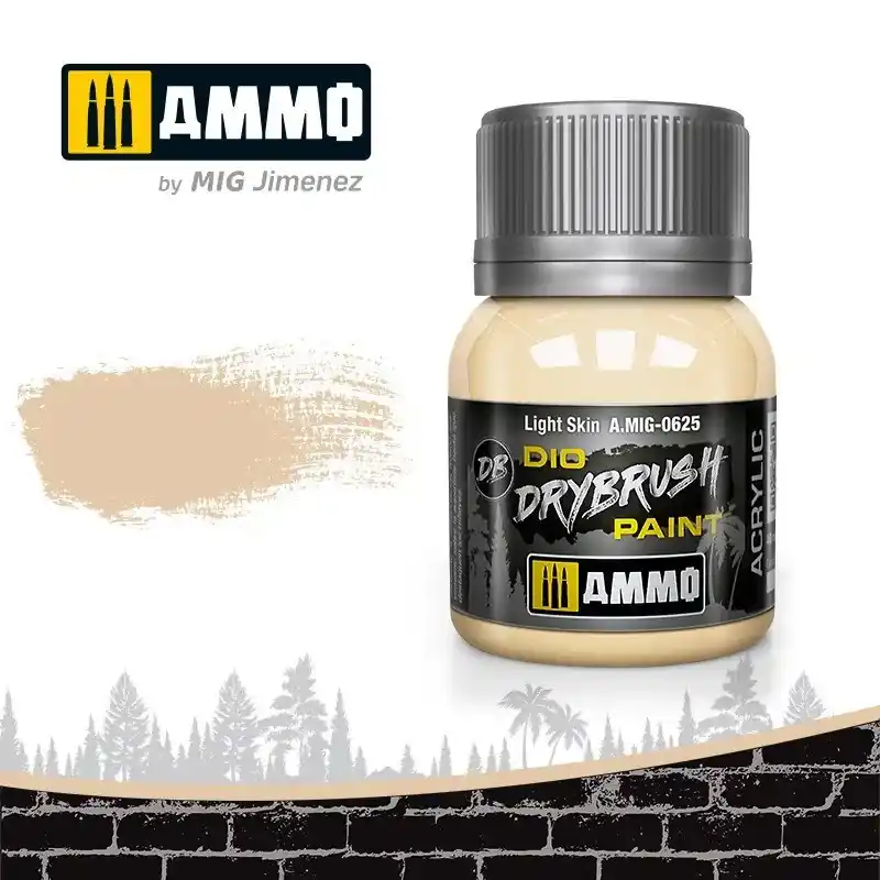 Voordeelprijs Ammo MIG 0625 Drybrush verf lichte huid 40ml