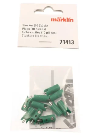 Weekendaanbieding Märklin 71413 Moderne stekkers 10 stuks groen