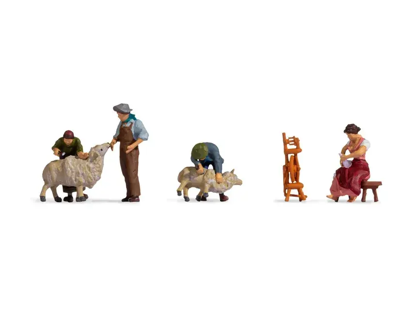 Bestel Nu Noch 15751 H0 Figuren die schapen scheren