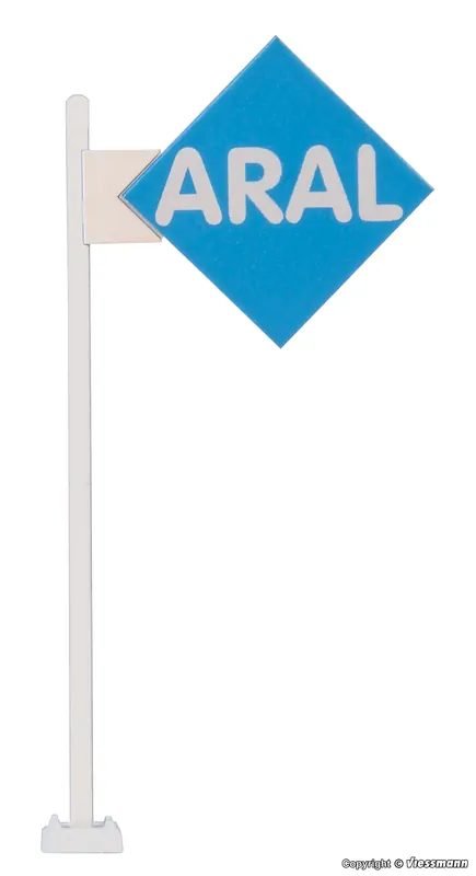 Viessmann 1376 H0 Aral bord met LED-verlichting Express Levering