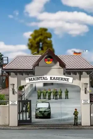 Rechtstreeks Van De Fabrikant Faller 144100 H0 Kazerne-hoofdingang legerbasis