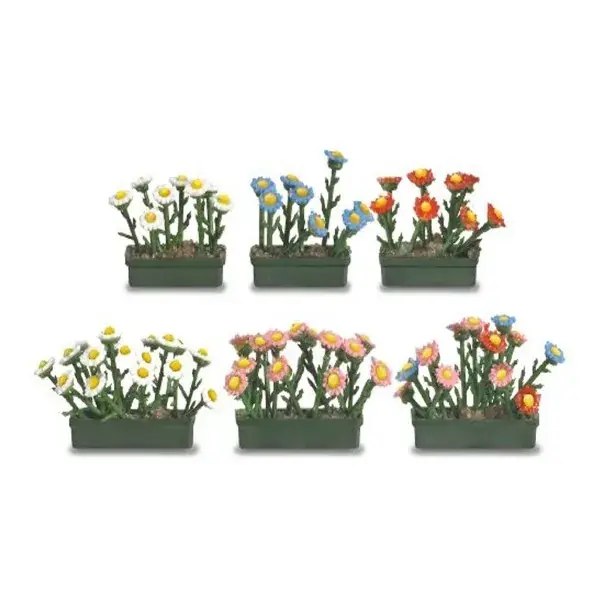 Busch 1208 H0 Set van zes bloembakken Rechtstreeks Van De Fabrikant