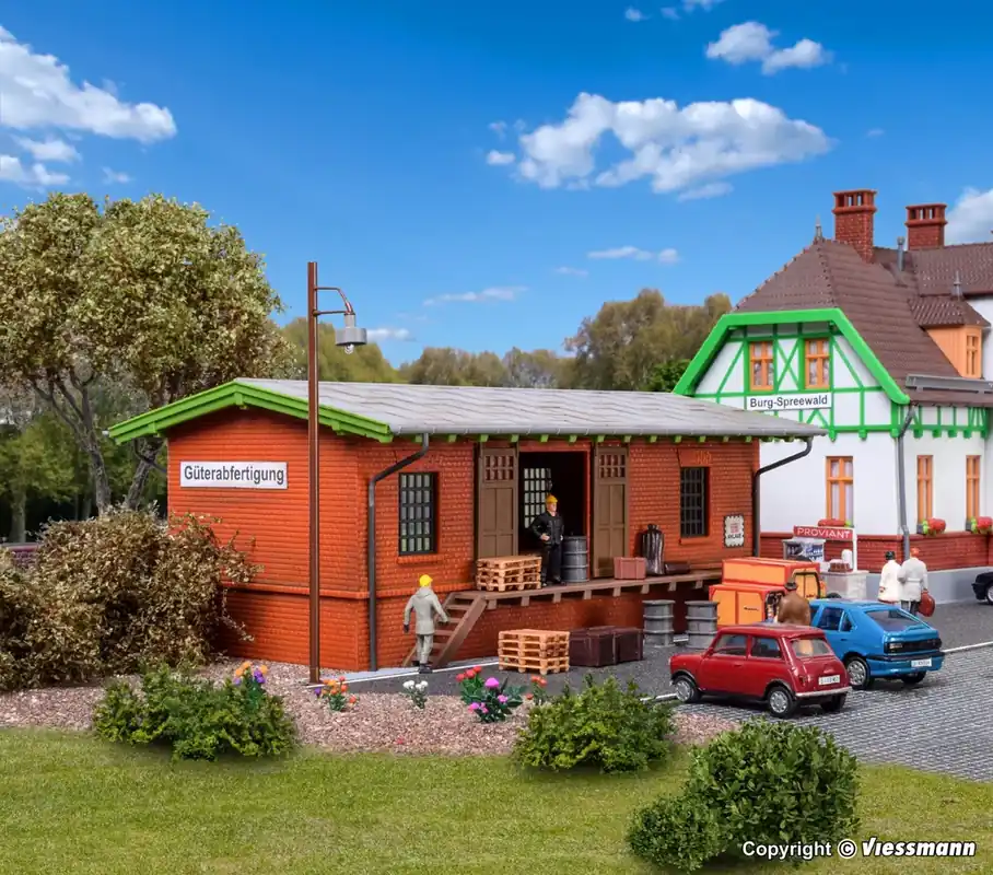 Populair Kibri 39459 H0 Goederenloods Burg-Spreewald
