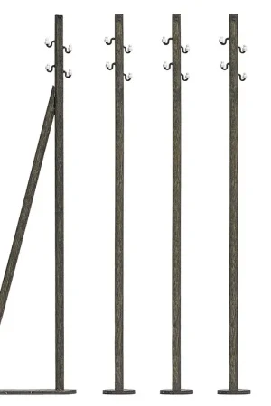 Hete Deal Busch 1569 H0 5 Elektriciteitsmasten