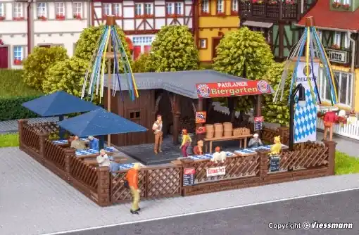 Flitsaanbieding Vollmer 43784 H0 Biertuin met toebehoren
