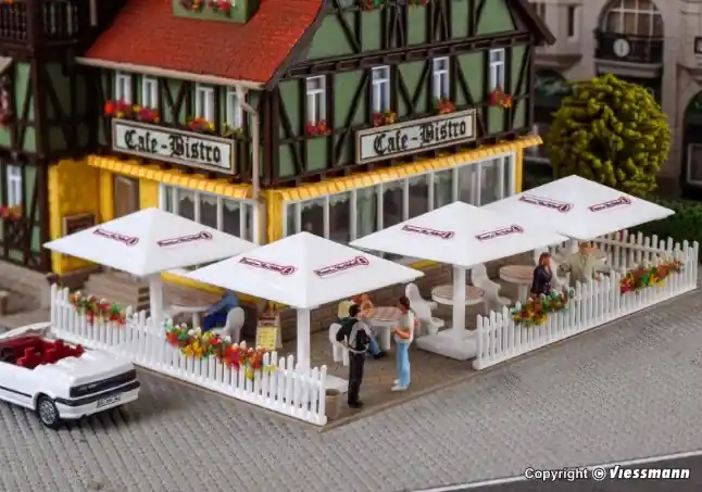 Vollmer 45138 H0 Parasols voor biertuinen en terassen Populair