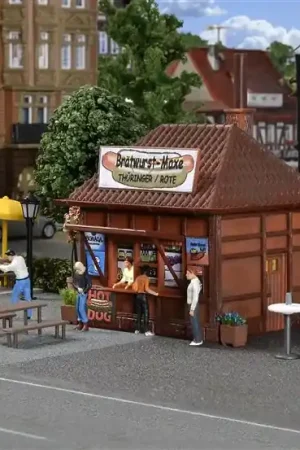 Vollmer 45140 H0 Kiosk Braadworst-Maxe Laatste Kans