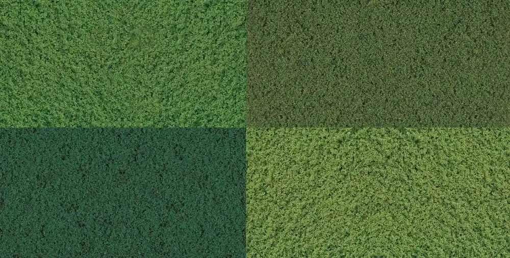 Busch 7320 H0 Set met vier soorten grasflokken Lage Kosten